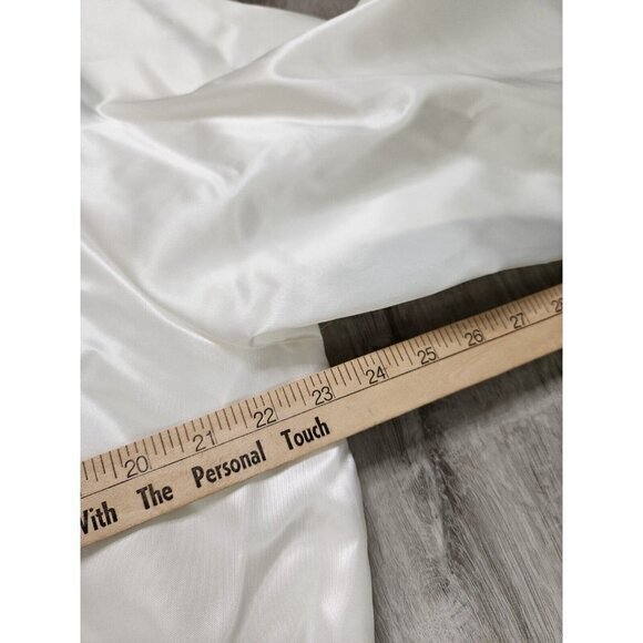 Vintage‎ 60s "All Stars" White Satin Bomber Varsity Jacket Mens Large - Picture 9 of 10